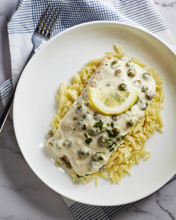 Creamy Salmon Piccata THE FOODIES HAVEN │ OFFICIAL WEBSITE