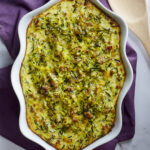 Cheesy Italian Sausage and Zucchini Bake